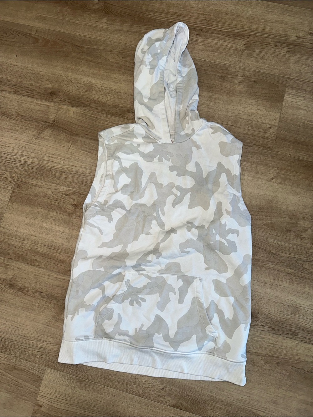 wonder nation White & Light Gray Hooded Top